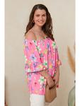 Блуза Curvy Lady, цвет pink/bunt - фото 2