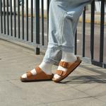 Сандалии-слайды унисекс Boku, коричневый - фото 10