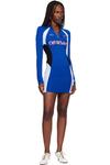 Off-White Мини-Платье Blue tech jer serena - фото 4