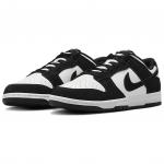 Кроссовки Nike Dunk Low Retro SE Suede Panda, черный/белый - фото 2