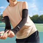 Велосипедные нарукавники для велоспорта унисекс polyester LINING, серый - фото 4