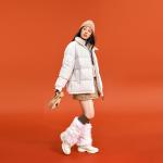 Пуховик унисекс белый Skechers, белый+Сумка для покупок в комплекте - фото 6