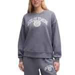 Свободный оверсайз свитшот женский Lululemon, синий - фото 4