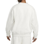 Толстовка Nike Solid Color Round Neck Dropped Shoulder Sleeves Straight Long Sleeves Hoodie Men's White, белый - фото 3