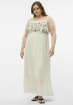 Платье макси SINA LANGES Vero Moda Curve, бежевый - фото