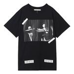 Футболка OFF-WHITE Caravaggio T-Shirt 'Black White', черный - фото