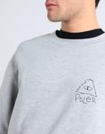 Толстовка Poler Scribble Crew Poler, светло-серый - фото 4