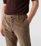 Хлопковые вельветовые чиносы Slowear, Marrone Chiaro - фото 5