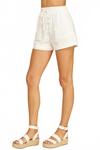 Белые укороченные шорты с люверсами PINCH - фото 2