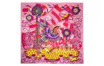 HERMES Шелковый шарф Women's Pink - фото 2