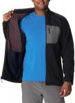 Columbia M Outdoor Tracks Full Zip, Black, City Grey - фото 4