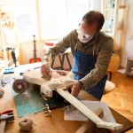 Электрогитара Glarry DIY в стиле горящего огня - фото 7