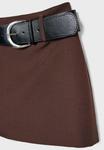 Юбка Stradivarius SMART WITH BELT, Dark Brown - фото 8