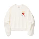 LiNing Свитшот женский экрю - фото