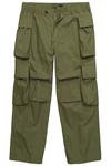 Свободные брюки-карго STHUGE, Olive - фото