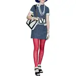 Мини-платье с бантом из букле Valentino, черный - фото 4