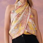 HERMES Шёлковый шарф, Rose - фото 3