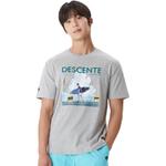 Футболка унисекс DESCENTE, серая - фото 9