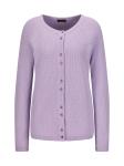 Вязаный кардиган Goldner, сиреневый - фото