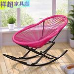 Vinoya Кресло-качалка из ротанга large x-shaped - фото 6