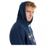 Худи New Balance Relaxed Linear Athletics, синий - фото 5