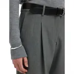 Брюки Selected Rita Lano Wide Leg, серый - фото 4