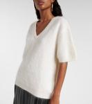 Кашемировый свитер Lisa Yang, Cream brushed - фото 3