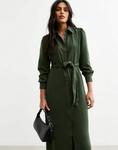 Платье-рубашка BELTED MIDI New Look, хаки - фото 4