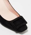 Туфли Trompette 70 из замши Roger Vivier, черный - фото 5