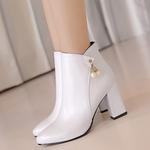 Женские элегантные ботильоны Roimaash, 059 White - фото 3