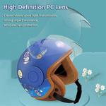 Шлем детский мотоциклетный Vespa Half Koliyn, желтый - фото 4