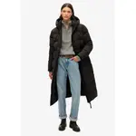 Куртка Superdry Microfibre Longline, черный - фото