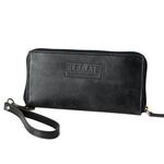 Женский кошелек на молнии черного цвета ELEVATE - фото