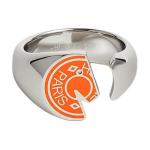 Стальной унисекс кольцо Orange HERMES - фото 4
