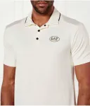 Футболка поло Slim fit Ea7, белый - фото 4