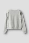 Толстовка Name it Sweatshirt, Light Grey Melange/Light Grey - фото 3