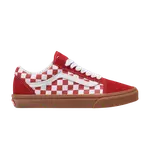 Кроссовки Old Skool, цвет Fat Lace - Checkered Red - фото
