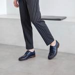 Туфли на платформе мужские низкие синие Anthony Miles - фото 8