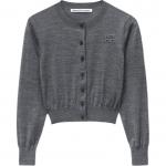 Alexander Wang Свитер FW24 женский, угольно-серый - фото 3