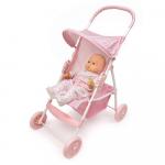 Складная кукольная коляска Badger Basket, розовый - фото 2