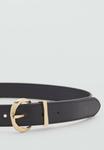 Ремень Mango Belt, Black - фото 2