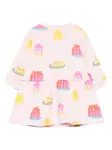 Платье с желейным принтом Stella McCartney Kids, розовый - фото 2