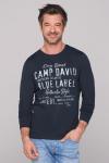 CAMP DAVID Лонгслив в синем цвете - фото 2