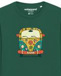 Свитер Watapparel Sweatshirt Hippies Bus, темно-зеленый - фото 4