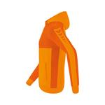 Толстовка Erima Six Wings Training Full Zip, оранжевый - фото 3