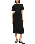 Современный гражданин Башир Платье-джерси с открытой стороной Modern Citizen, черный - фото
