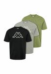 Футболка с принтом 3-PACK Kappa, серый - фото 7