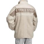 Куртка унисекс бежевый Adidas, бежевый - фото 3