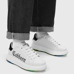 Базовые универсальные модные однотонные классические легкие низкие кеды для скейтборда мужские белые черные Cabbeen - фото 7