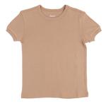 Детская футболка с коротким рукавом, бежевый - фото